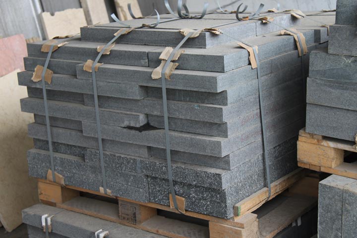 Plates of a paving from granite.  =>Following