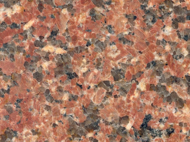 Structure of a granite of Zheltau (red) polished  =>Following