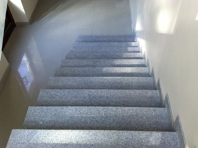 Installation of steps from a granite  =>Following