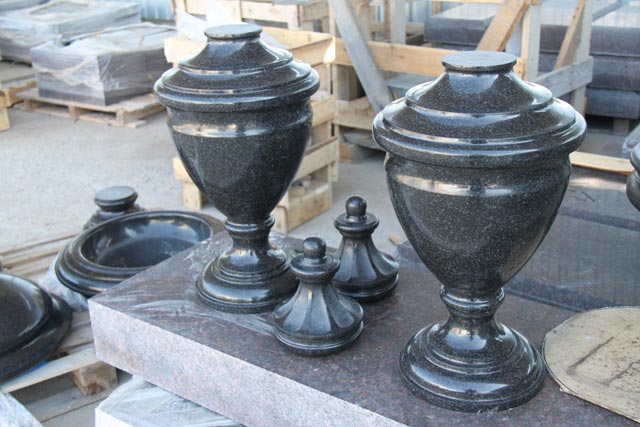 Vases from a granite.  =>Following