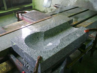Production of a water intake tray. Granite Renaissance