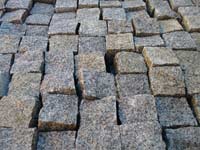 Buy chopped granite paving