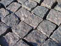 Chopped granite paving manufacture sale