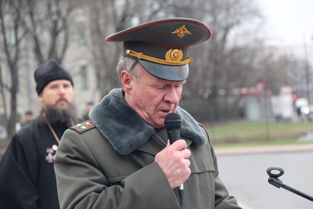 November 19, 2013 opening of the granite monument to Grand Duke Mikhail Nikolayevich