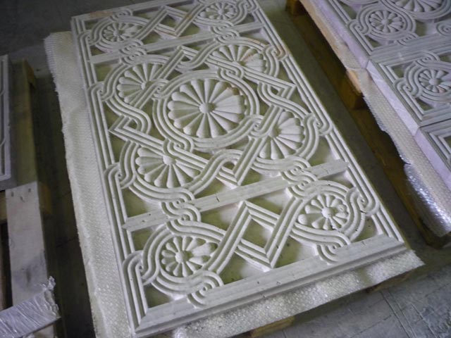 Art carving on a stone  =>Following