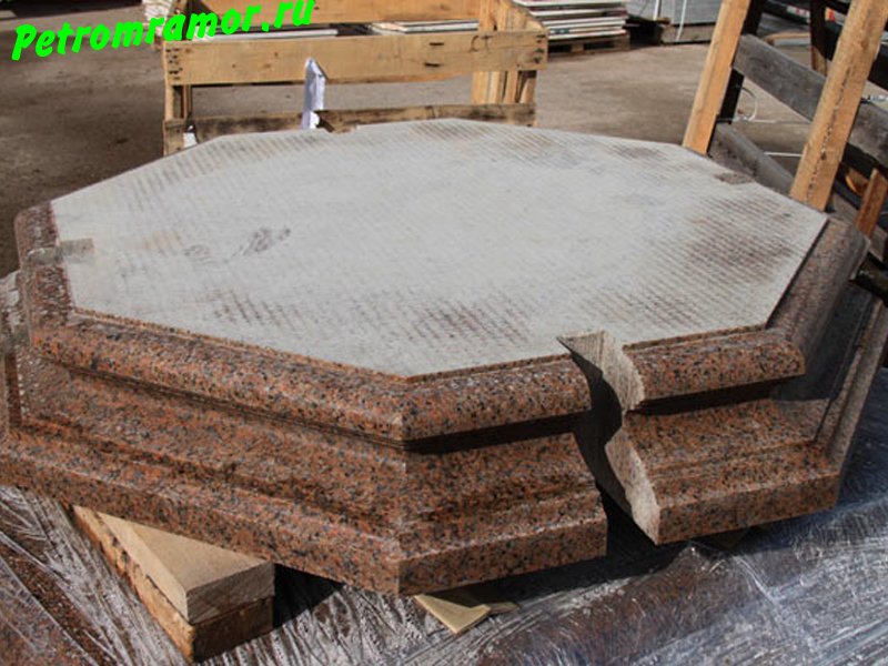 плитка гранитная шлифованная каменогорская толщиной 20 мм