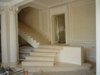 Pictures on stairs, steps, balusters and balustrades of marble and granite