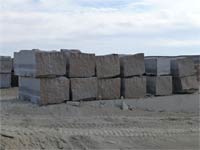 The price of granite blocks from the warehouse in St. Petersburg
