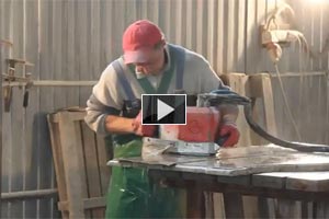 YouTube Video Изготовление столешницы из камня